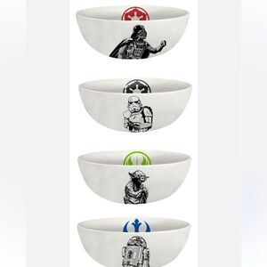 Star Wars Themed Ceramic Bowls Set